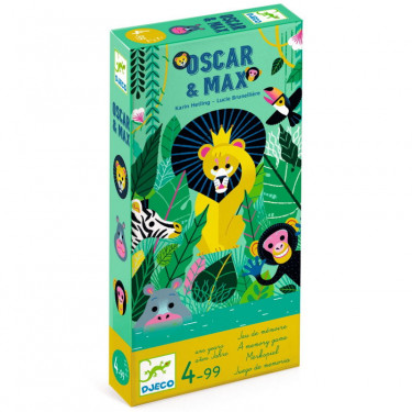 Oscar & Max, jeu de mémoire DJECO 8575