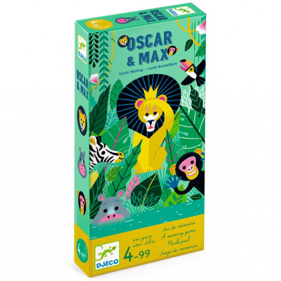 Oscar & Max, jeu de mémoire DJECO 8575