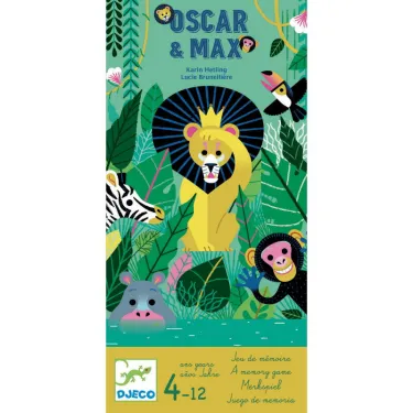 Oscar & Max, jeu de mémoire DJECO 8575