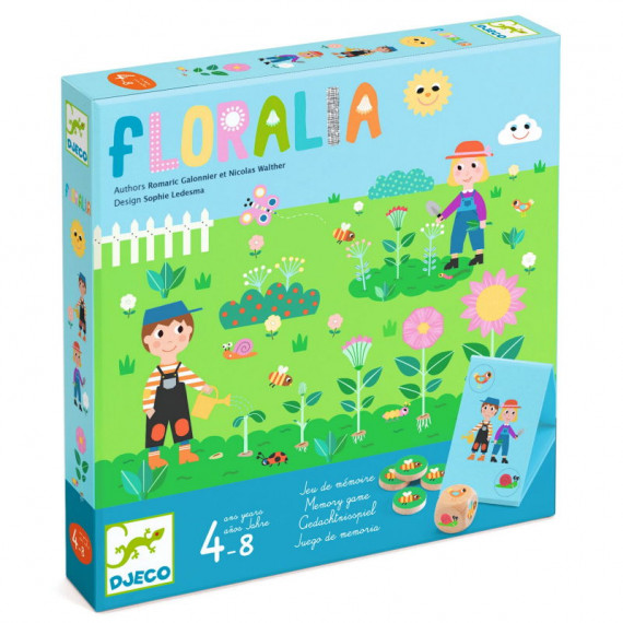 Floralia, jeu de mémoire DJECO 8573