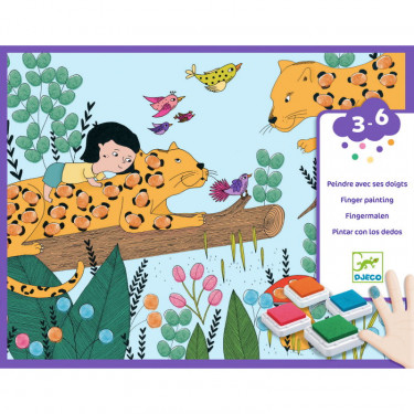 Peinture à doigts pour les petits "Touché !" DJECO 9898