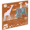 Kit animaux DIY "Savane" DJECO 8003 Color. Assemble. Play