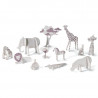 Kit animaux DIY "Savane" DJECO 8003 Color. Assemble. Play