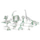 Kit animaux DIY "Dinosaures" DJECO 8004 Color. Assemble. Play