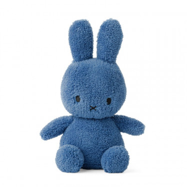 Peluche Miffy lapin extra-doux bleu "aviateur" 23cm