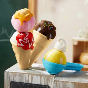 Ensemble cornets de glace, jouet dinette HABA 306436