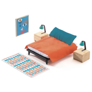 Maison de poupées meublée City House Djeco 7838
