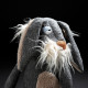 Lapin en peluche "I waas Nix" SIGIKID Beast 38415