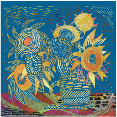 Cartes à gratter "Le Sud" DJECO 9378 inspired by Vincent Van Gogh