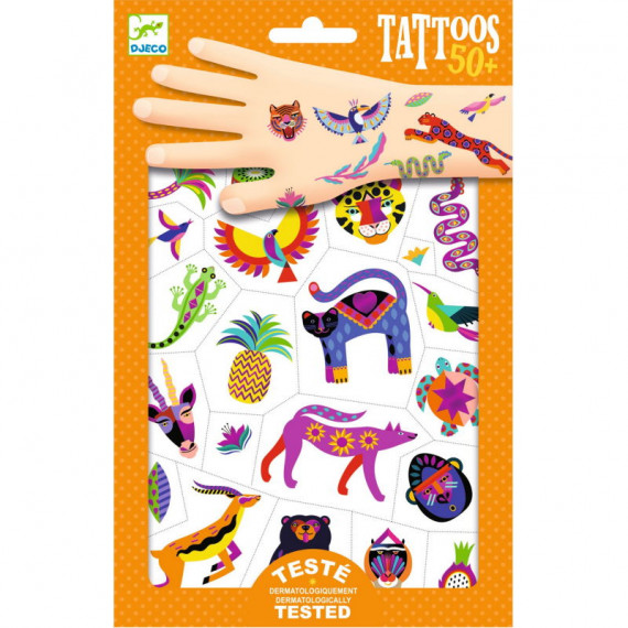 Tatouages 'Wild beauty' DJECO 9609