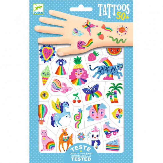 Tatouages 'Rainbow' DJECO 9617