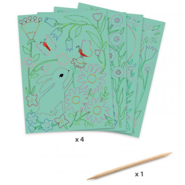 Cartes à gratter 'Rencontres' DJECO 9717