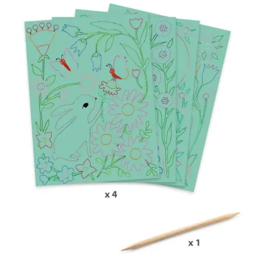 Cartes à gratter 'Rencontres' DJECO 9717
