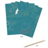 Cartes à gratter 'L'étang' DJECO 9716