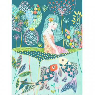 Cartes à gratter 'L'étang' DJECO 9716