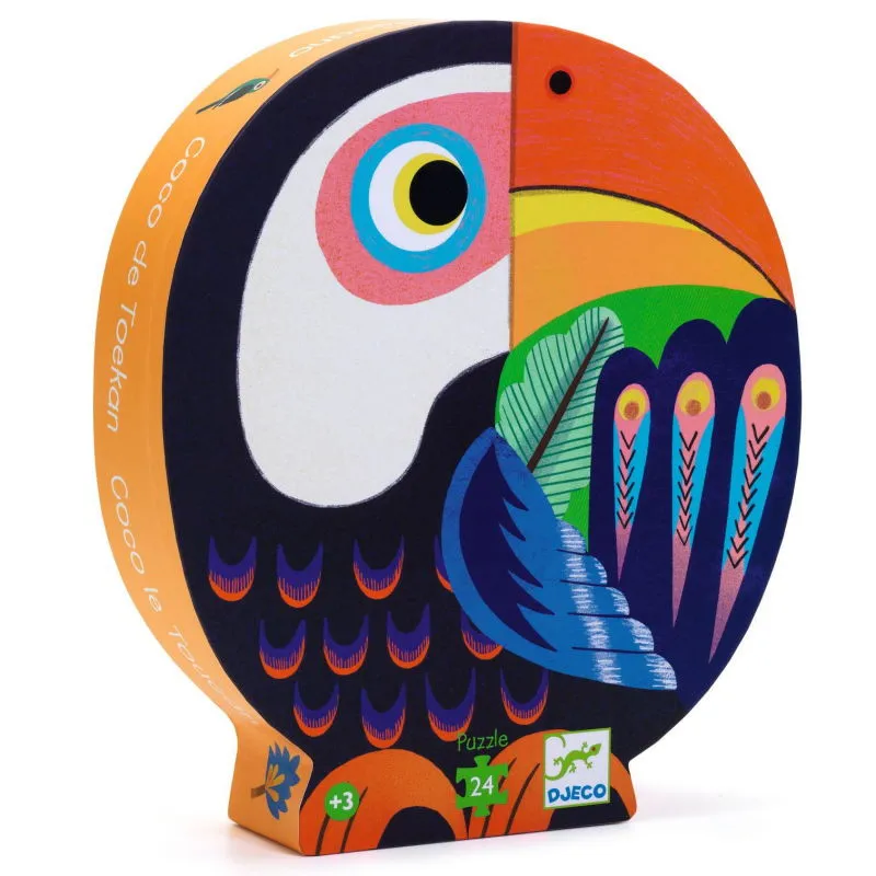 Puzzle Coco le Toucan 24 pcs Djeco 7283