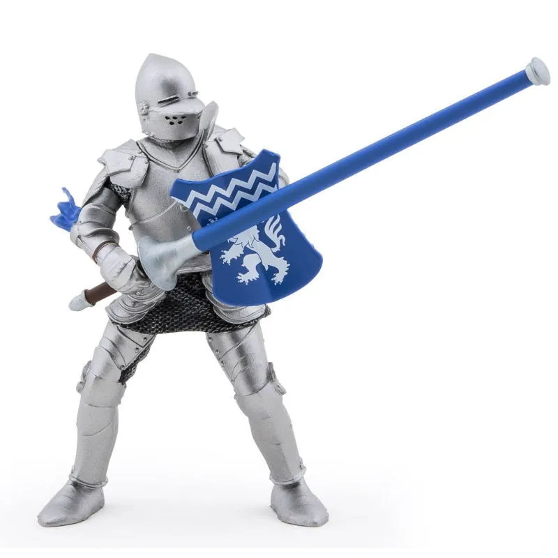 Chevalier bleu à la lance, figurine PAPO 39760