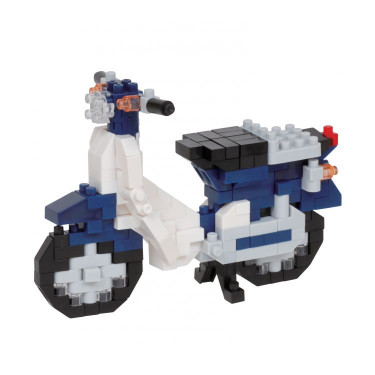 Motocyclette Honda Super Cub 50 bleue nanoblock