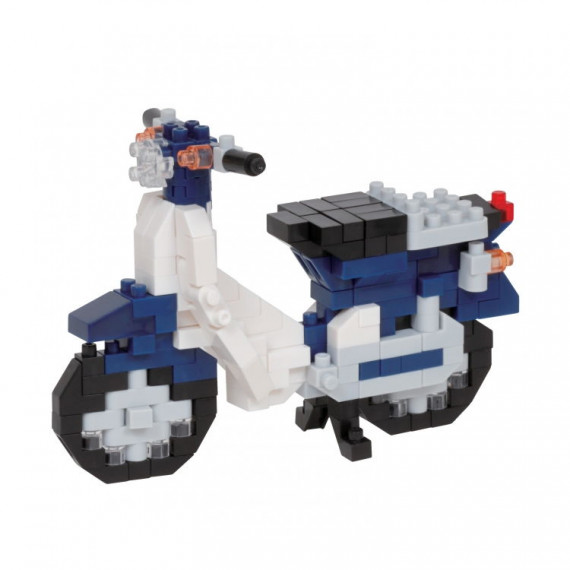 Motocyclette Honda Super Cub 50 bleue nanoblock