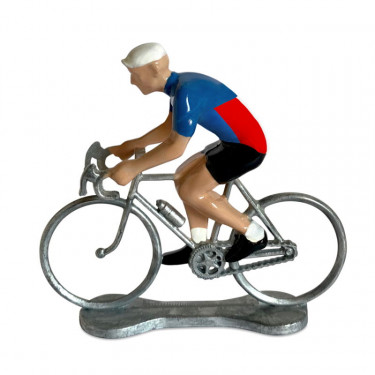 Figurine cycliste maillot République Tchèque _ Bernard & Eddy