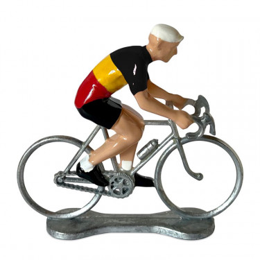 Figurine cycliste maillot belge tricolore _ Bernard & Eddy