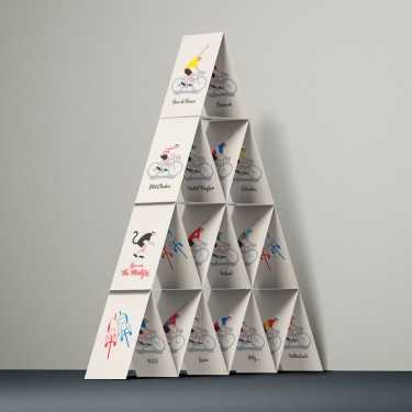 Jeu de cartes Memory et Mistigri "champions cyclistes" Bernard et Eddy