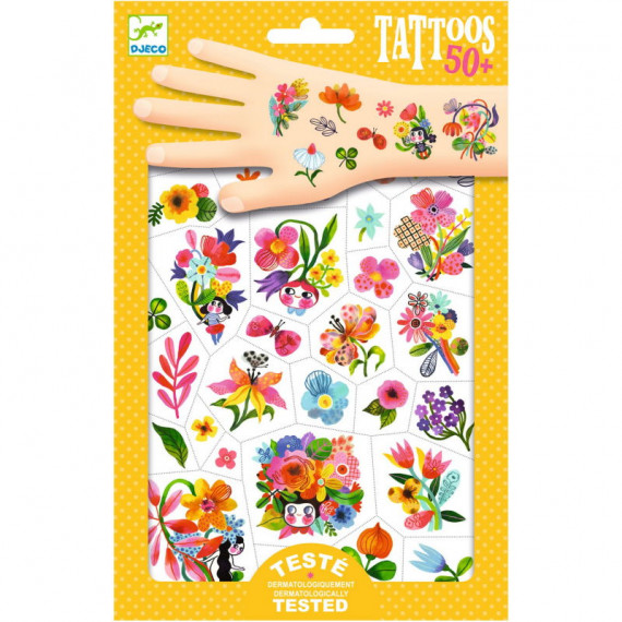 Tatouages 'Aqua flor' DJECO 9616