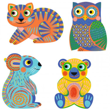 Coloriages magiques à l'eau "Animaloma" DJECO 9068