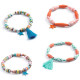 "Pop et acidulés" Perles de papier et bracelets à créer DIY DJECO 7971