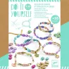 "Chics et dorés" Perles de papier et bracelets à créer DIY DJECO 7972