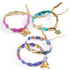 "Chics et dorés" Perles de papier et bracelets à créer DIY DJECO 7972