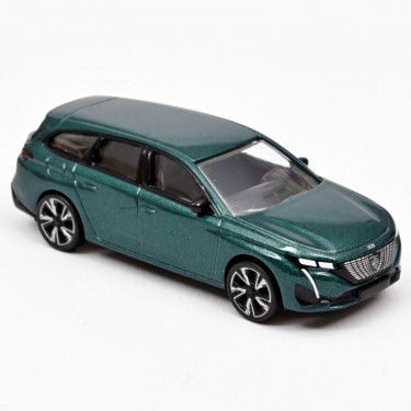 Peugeot 308 SW 2021 bleu Norev 1-64