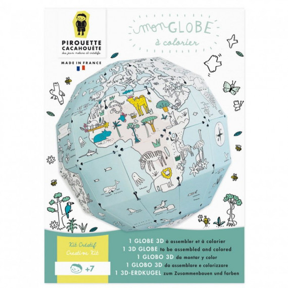 Jeu enfant globe terrestre