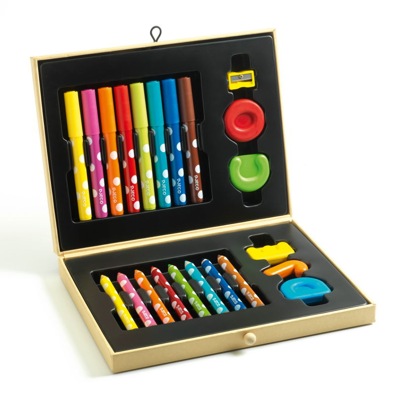 12 mini crayons de couleur DJECO 5395