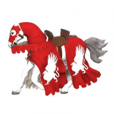 Cheval du chevalier griffon, figurine PAPO 39955