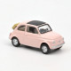 Fiat 500 1965 Rose Clair 1/43 Norev 1-43ème