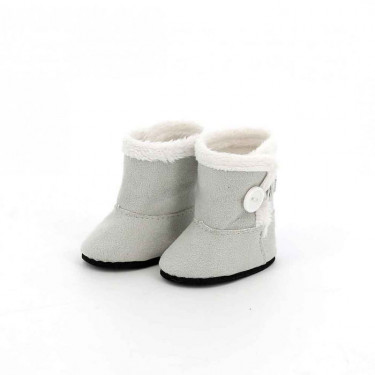 Bottes grises pour poupées de 39 à 48 cm Petitcollin