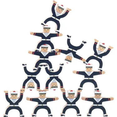 Les marins acrobates, jeu d'équilibre Vilac 9306