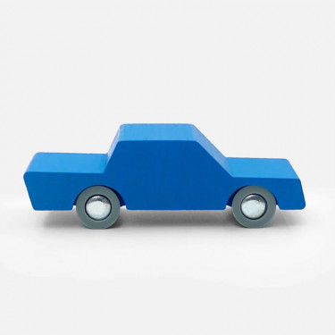 Voiture en bois Waytoplay bleue "Back and Forth"