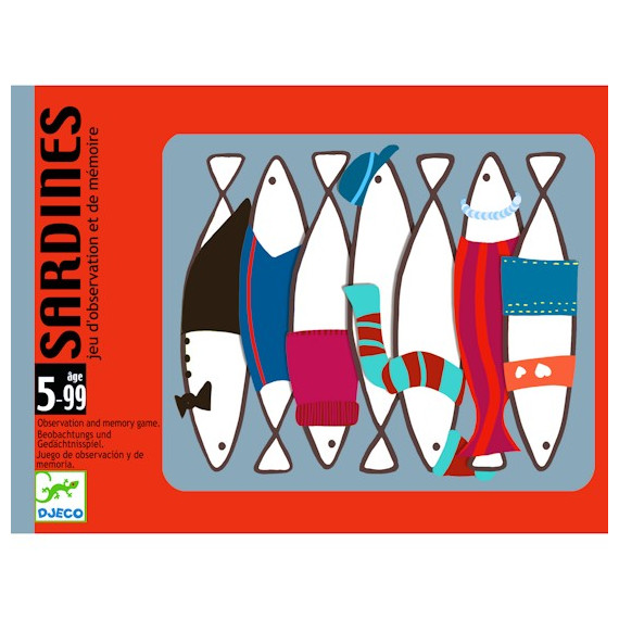 Sardines, jeu de cartes DJECO DJO5161