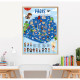 Poster en stickers "Paris" Poppik