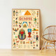 Poster en stickers "Egypte antique" Poppik