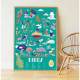 Poster en stickers "Oiseaux" Poppik