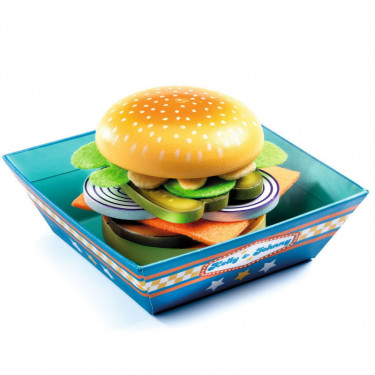 Kelly & Johnny,  jouer à préparer des burgers DJECO 5505