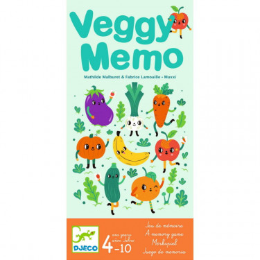 Veggy Memo, jeu de mémoire DJECO 8528