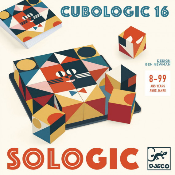 CUBOLOGIC 16 Jeu Sologic de DJECO 8576