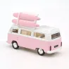 Volkswagen Combi T2b Camper Van 1973 rose Norev 1-43ème