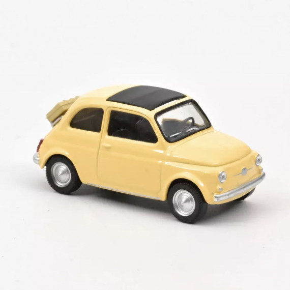 Fiat 500 1965 jaune Norev 1-43ème
