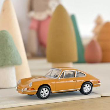 Porsche 911 1969 jaune bahama Norev 1-43ème