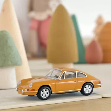 Porsche 911 1969 jaune bahama Norev 1-43ème